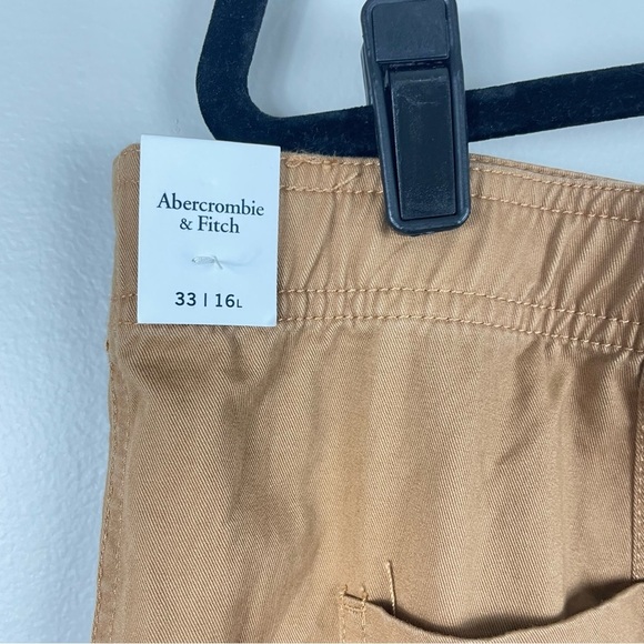 Abercrombie & Fitch Cargo Pants Mens 33 Long Straight Leg Tan Brown Outdoor - Picture 6 of 8